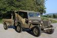 Willys Overland Jeep MB mit Anhnger 1945